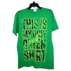 This Is My Only Green Shirt 16 Medium 38/40 Green St Patricks T Shirt